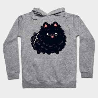 Black Pomeranian Hoodie